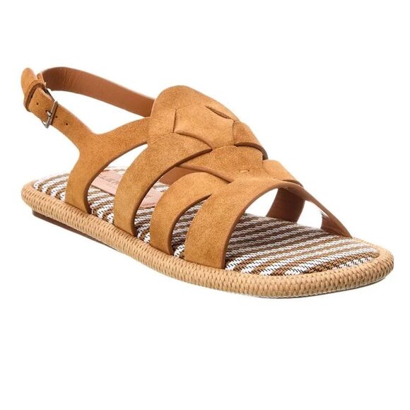 Clergerie Eilis Suede Sandals made in Portugal size 38.5/8US NWOB - Picture 1 of 7